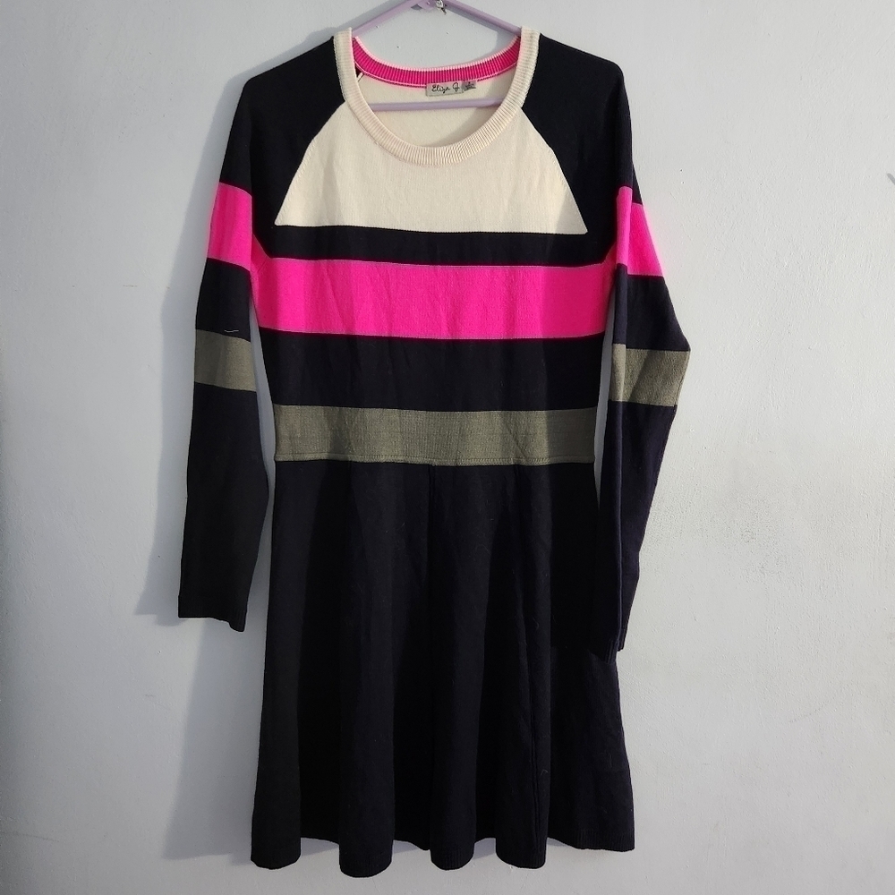 Eliza J Sweater Dress Knit A Line